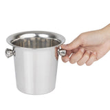 Olympia Mini Fluted Ice Bucket Stainless Steel
