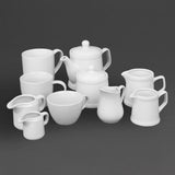 Olympia Whiteware Low Mugs 220ml (12 Pack)