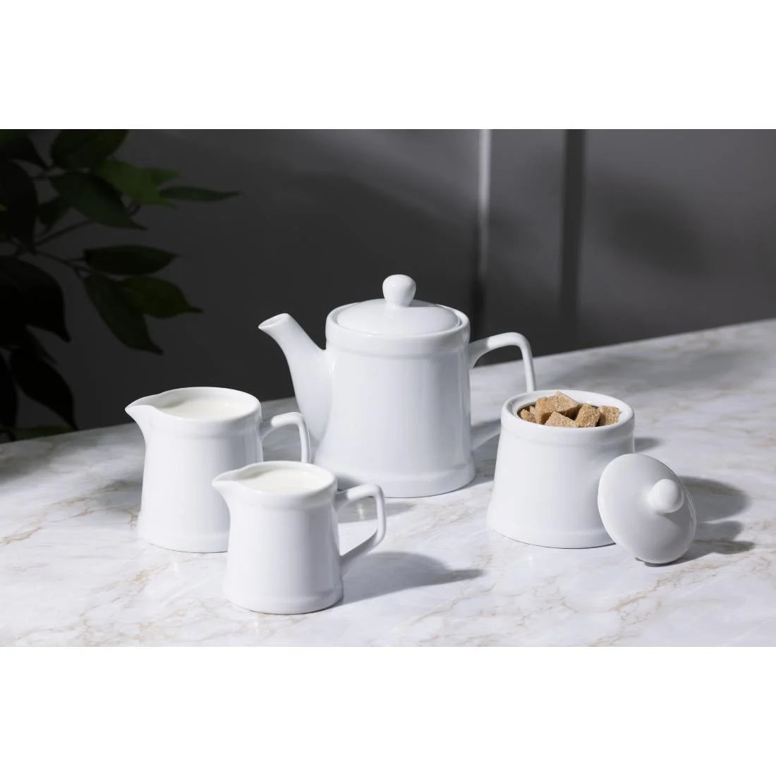 Olympia Whiteware Pier Jugs 120ml (6 Pack)