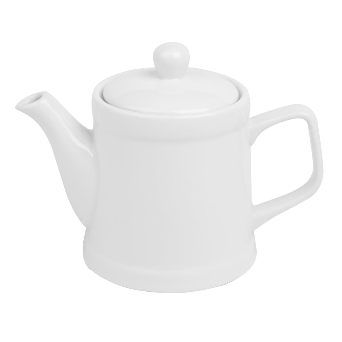 Olympia Whiteware Pier Teapot 500ml (2 Pack)
