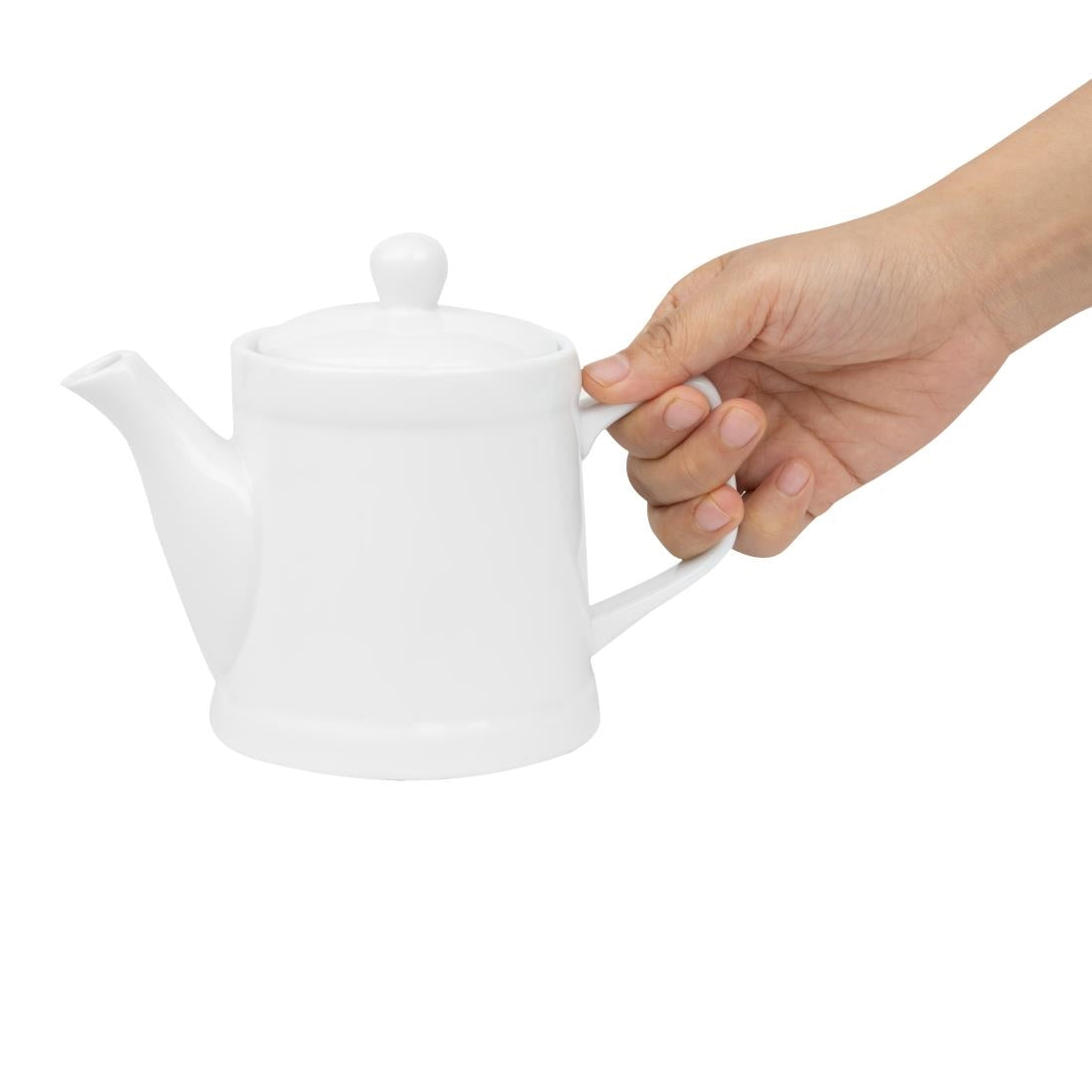 Olympia Whiteware Pier Teapot 500ml (2 Pack)