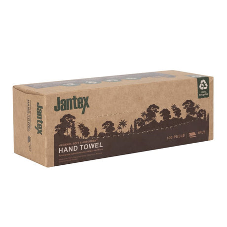 Jantex Green 100% Recycled Hand Towel 1ply 3600 sheets