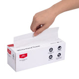 Nisbets Essentials White Hand Towels 1ply - 100 Sheets (36 Pack)