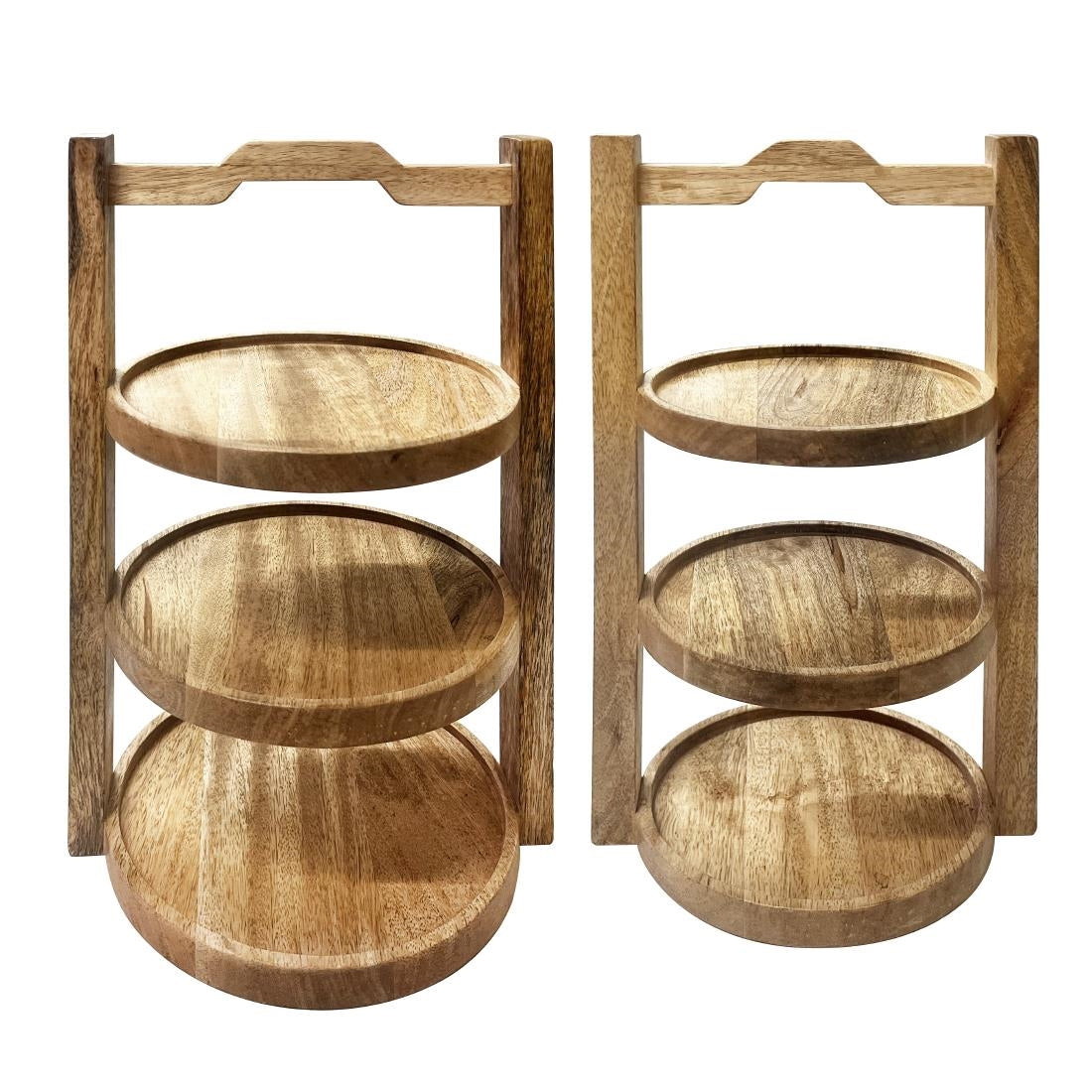 Olympia 3-Tier Stand Mango Wood for 200mm Plates