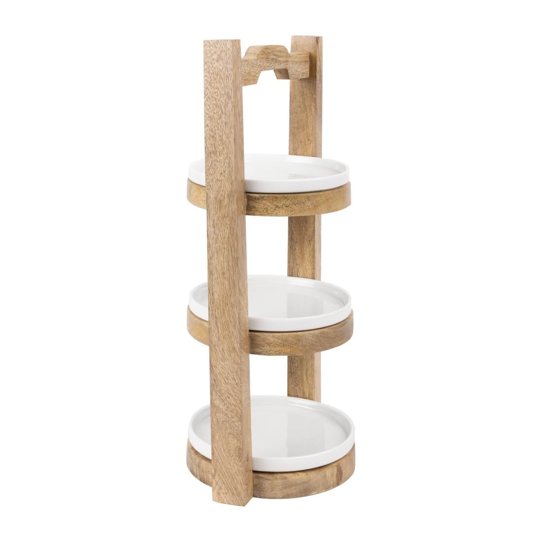 Olympia 3-Tier Stand Mango Wood for 150mm Plates