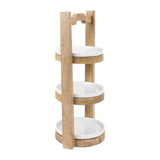 Olympia 3-Tier Stand Mango Wood for 150mm Plates