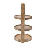 Olympia 3-Tier Stand Mango Wood for 200mm Plates