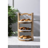 Olympia 3-Tier Stand Mango Wood for 200mm Plates
