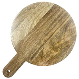 Olympia Round Handled Display Stand Mango Wood with Metal Legs 400x300x80mm