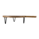 Olympia Round Handled Display Stand Mango Wood with Metal Legs 350x250x80mm