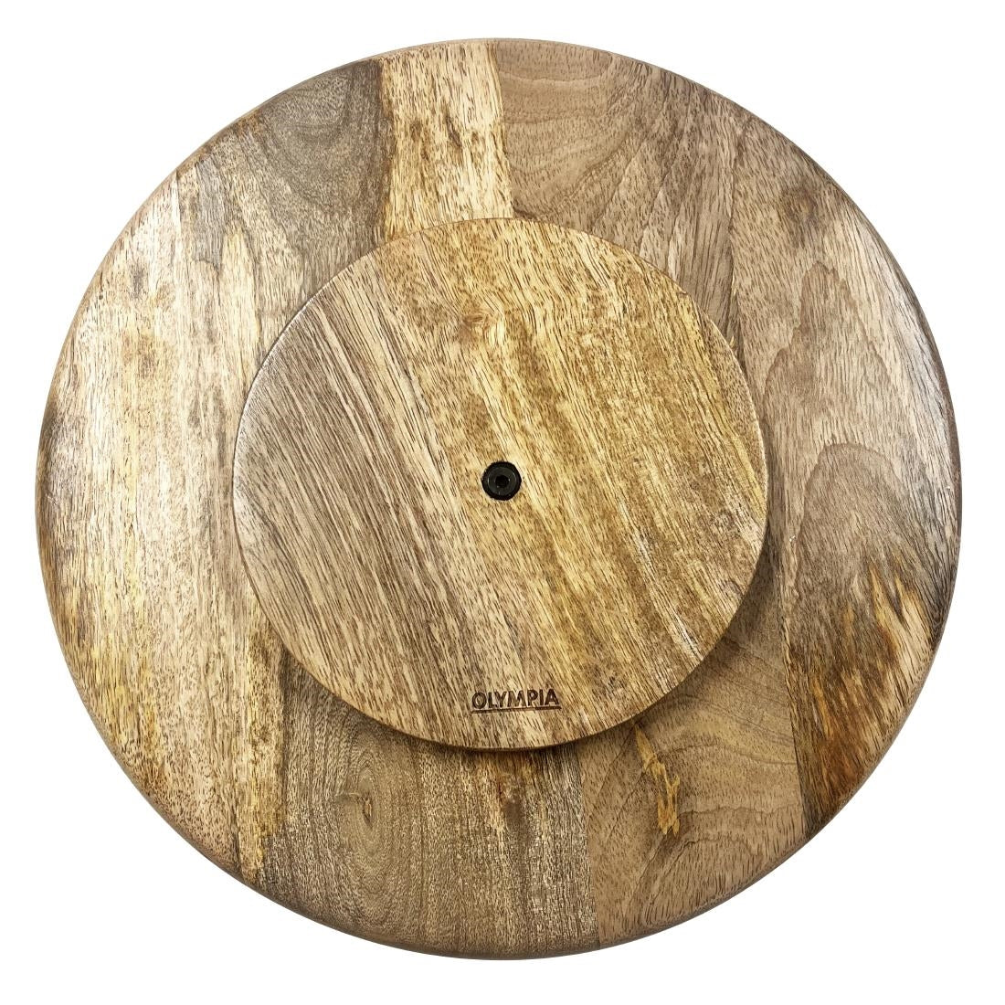 Olympia Revolving Cake Stand Mango Wood 330mm