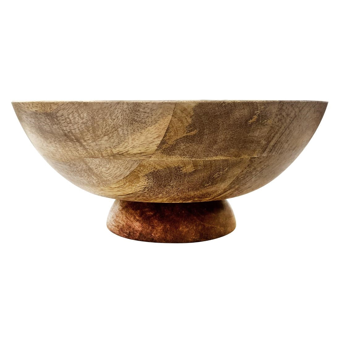 Olympia Footed Bowl Mango Wood 280mm