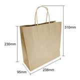 Fiesta Recyclable Twist Handle Brown Paper Bags Small (250 Pack)