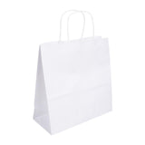 Fiesta Recyclable Twist Handle White Paper Bags Small (250 Pack)