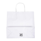 Fiesta Recyclable Twist Handle White Paper Bags Small (250 Pack)