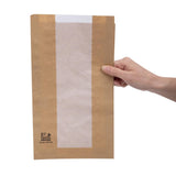 Fiesta Compostable Bread Bags with Glassine Window 320x180mm (1000 Pack)
