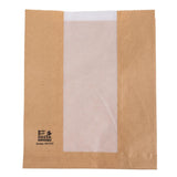 Fiesta Compostable Bread Bags with Glassine Window 266x215mm (1000 Pack)
