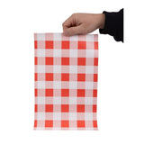 Fiesta Compostable Red Gingham Greaseproof Sheets 310x190mm (200 Pack)