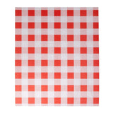 Fiesta Compostable Red Gingham Greaseproof Sheets 380x310mm ( 200 Pack)