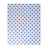 Fiesta Compostable Burger Wraps Blue Dot 250x200mm (200 Pack)