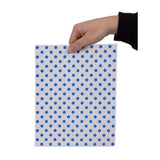 Fiesta Compostable Burger Wraps Blue Dot 250x200mm (200 Pack)
