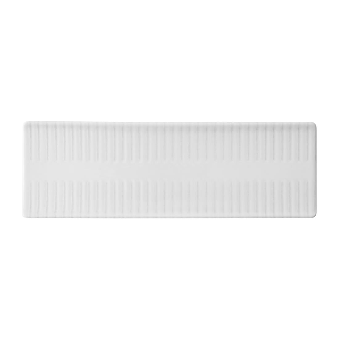 Churchill Era Grey Oblong Plates 330x110mm (6 Pack)