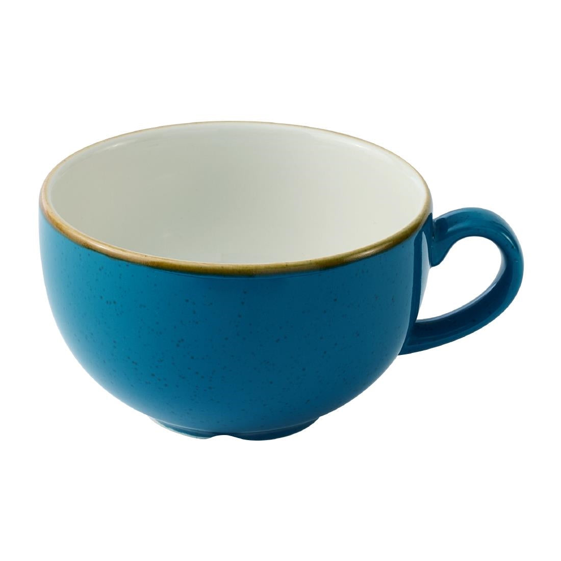 Churchill Stonecast Java Blue Cafe Cappuccino Cups 355ml (12 Pack)