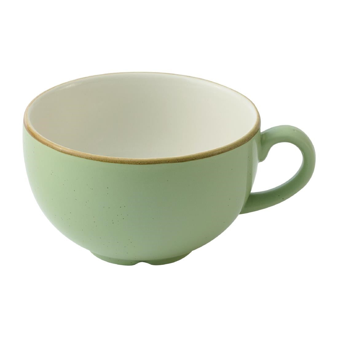 Churchill Stonecast Sage Green Cafe Cappuccino Cups 355ml (12 Pack)