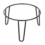 Olympia Non-Slip Riser Round Black Wire 210x120mm