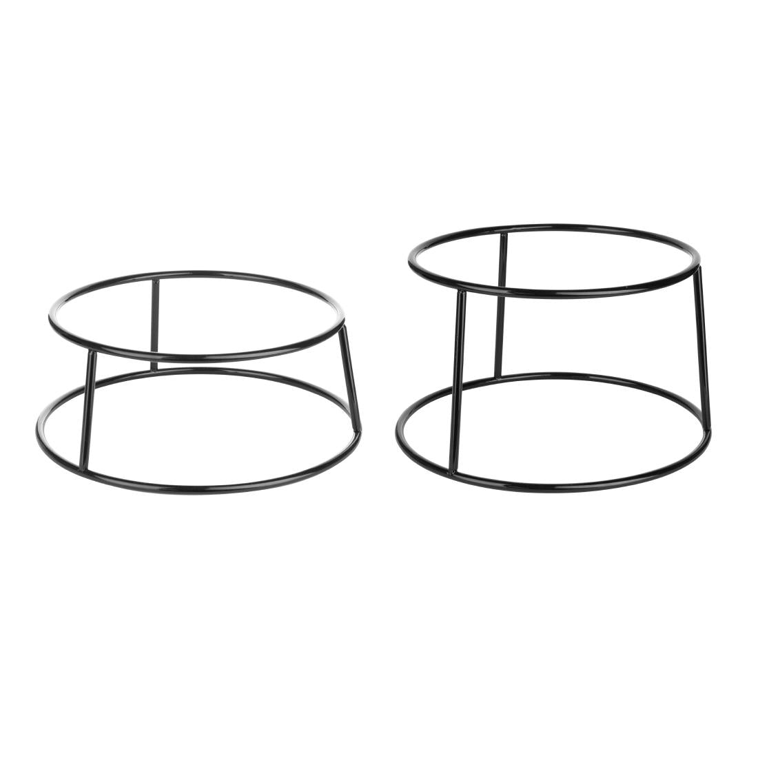 Olympia Non-Slip Multi-Round Riser Black Wire 230x260x100mm