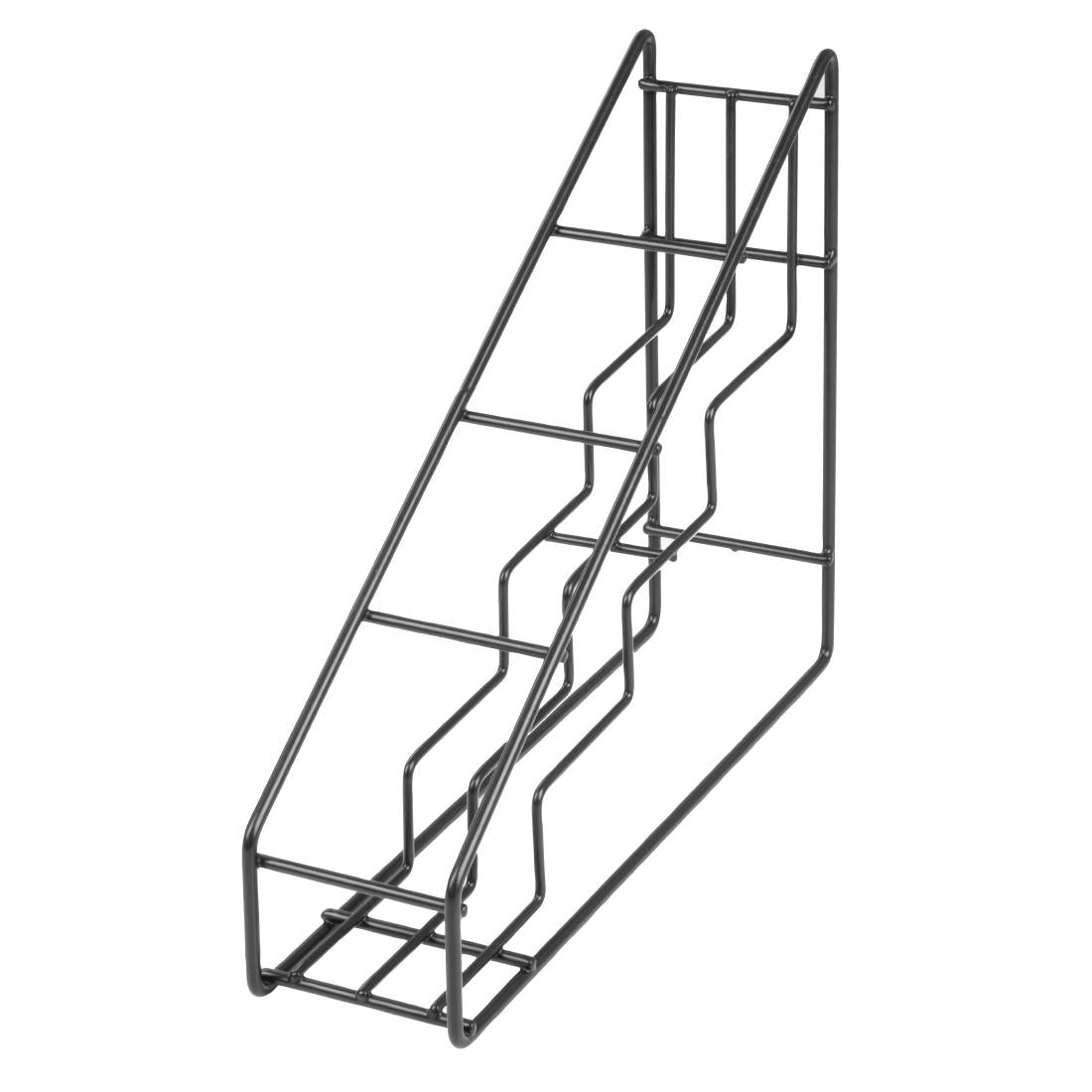 Olympia Syrup Bottle Stand Black Wire 400x105x320mm