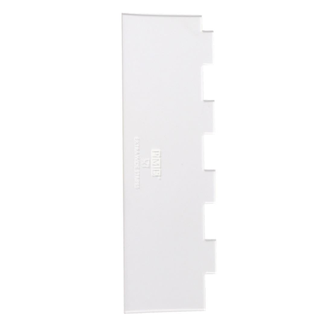PME Side Scrapers Patterned Acrylic Extra Wide Stripes 255mm