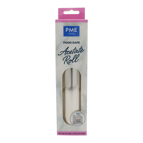 PME Food Safe Acetate 5 Meter Roll 200mm