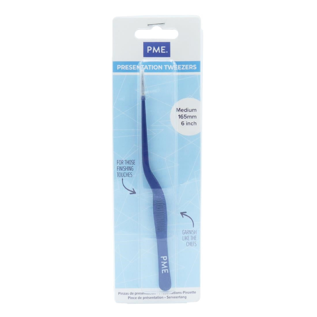 PME Medium Presentation Tweezers 165mm