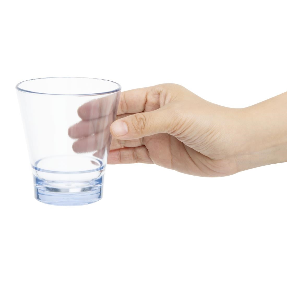Olympia Kristallon Polycarbonate Stacking Tumblers - Blue 250ml (6 Pack)