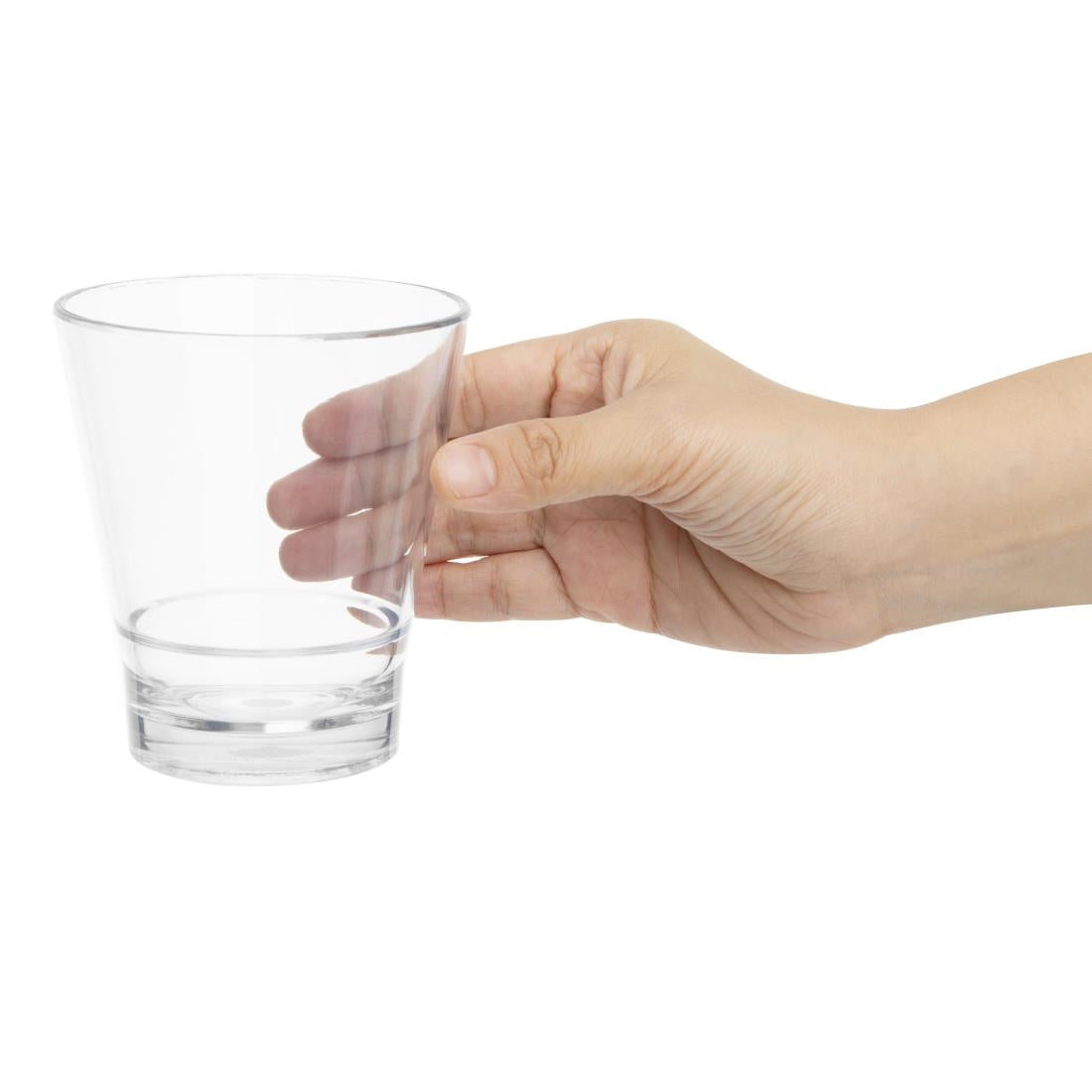 Olympia Kristallon Polycarbonate Stacking Tumblers - Clear 350ml (6 Pack)