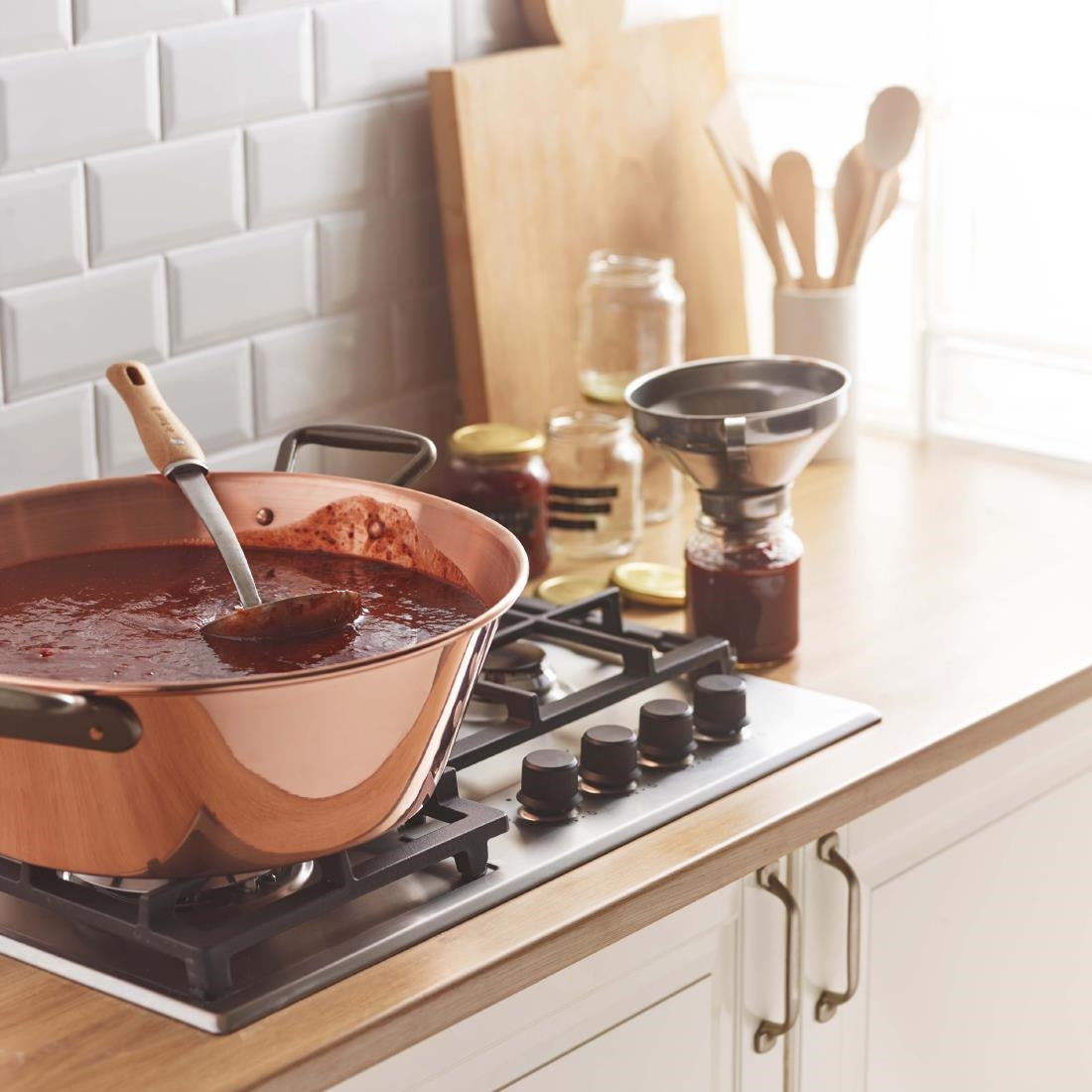 De Buyer Copper Conical Jam Pan 38cm