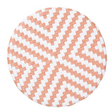 Bolero Parisian Style PE Rattan Bar Stools Coral (2 Pack)