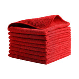 Rubbermaid HYGEN r-40 Recycled Microfibre Cloths 400x400mm Red (24 Pack)