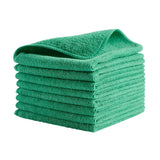 Rubbermaid HYGEN r-40 Recycled Microfibre Cloths 400x400mm Green (24 Pack)
