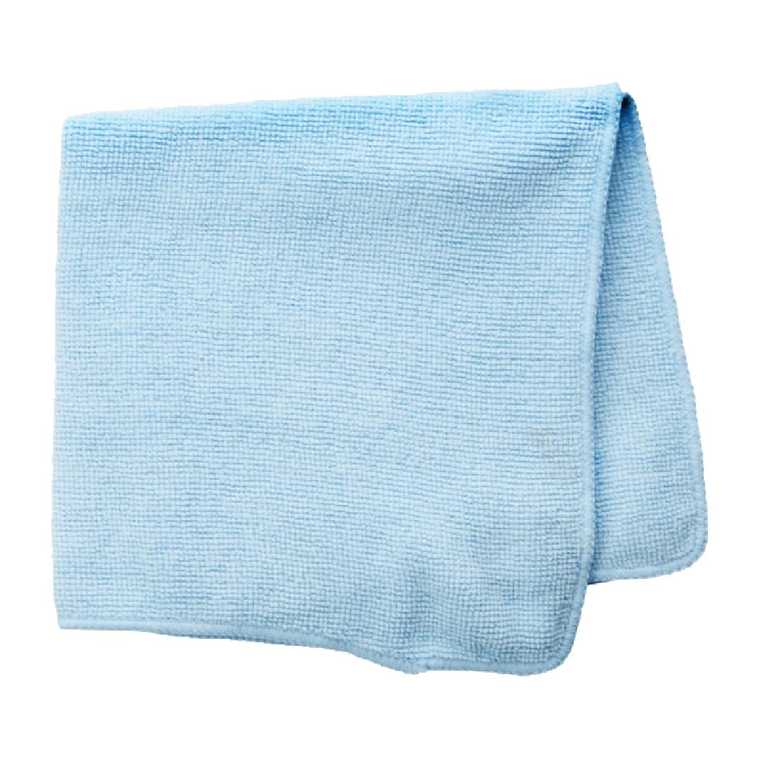 Rubbermaid Economy Microfibre Cloth Blue 400x400mm (24 Pack)