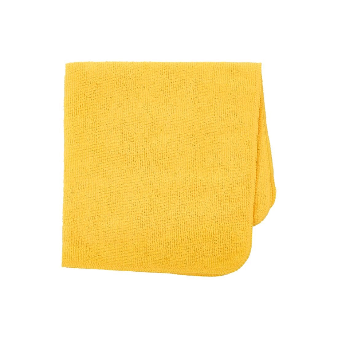Rubbermaid HYGEN r-40 Recycled Microfibre Cloths 400x400mm Yellow (24 Pack)