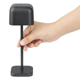 Olympia Lucca Table Lamp Squared Dome Black 200mm