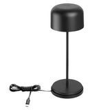 Olympia Siena Table Lamp Round Dome Black 300mm