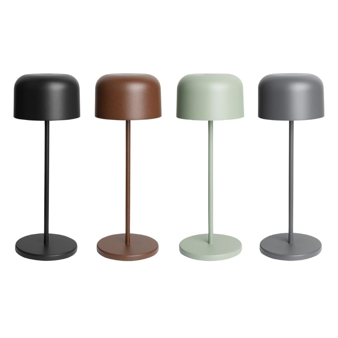 Olympia Siena Table Lamp Round Dome Chestnut 300mm