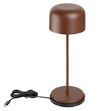 Olympia Siena Table Lamp Round Dome Chestnut 300mm