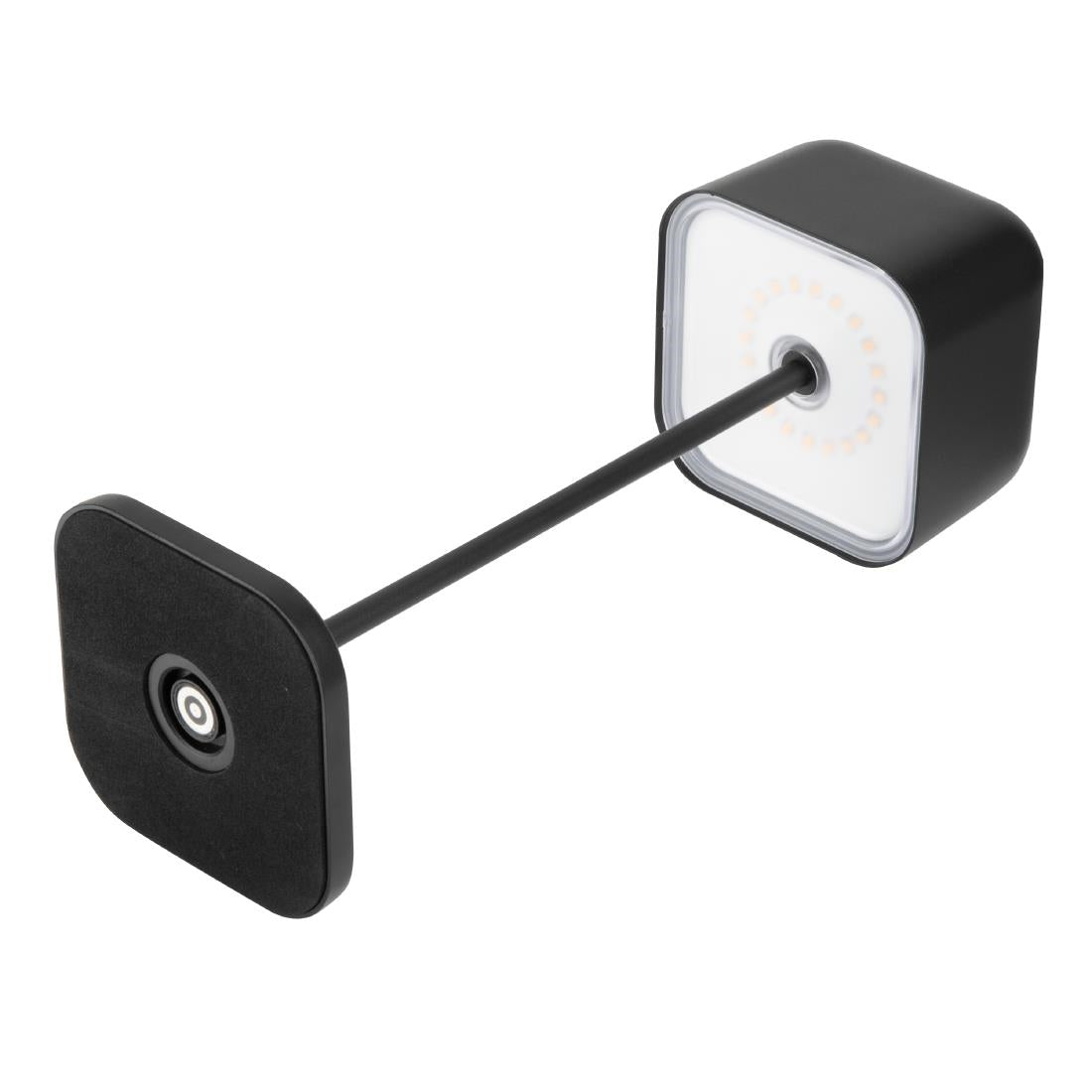 Olympia Lucca Table Lamp Squared Dome Black 300mm