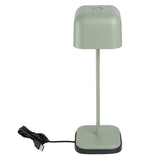 Olympia Lucca Table Lamp Squared Dome Sage 300mm