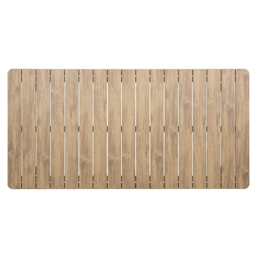 Bolero Melbourne Outdoor Polywood Dining Table 1610x800x734mm