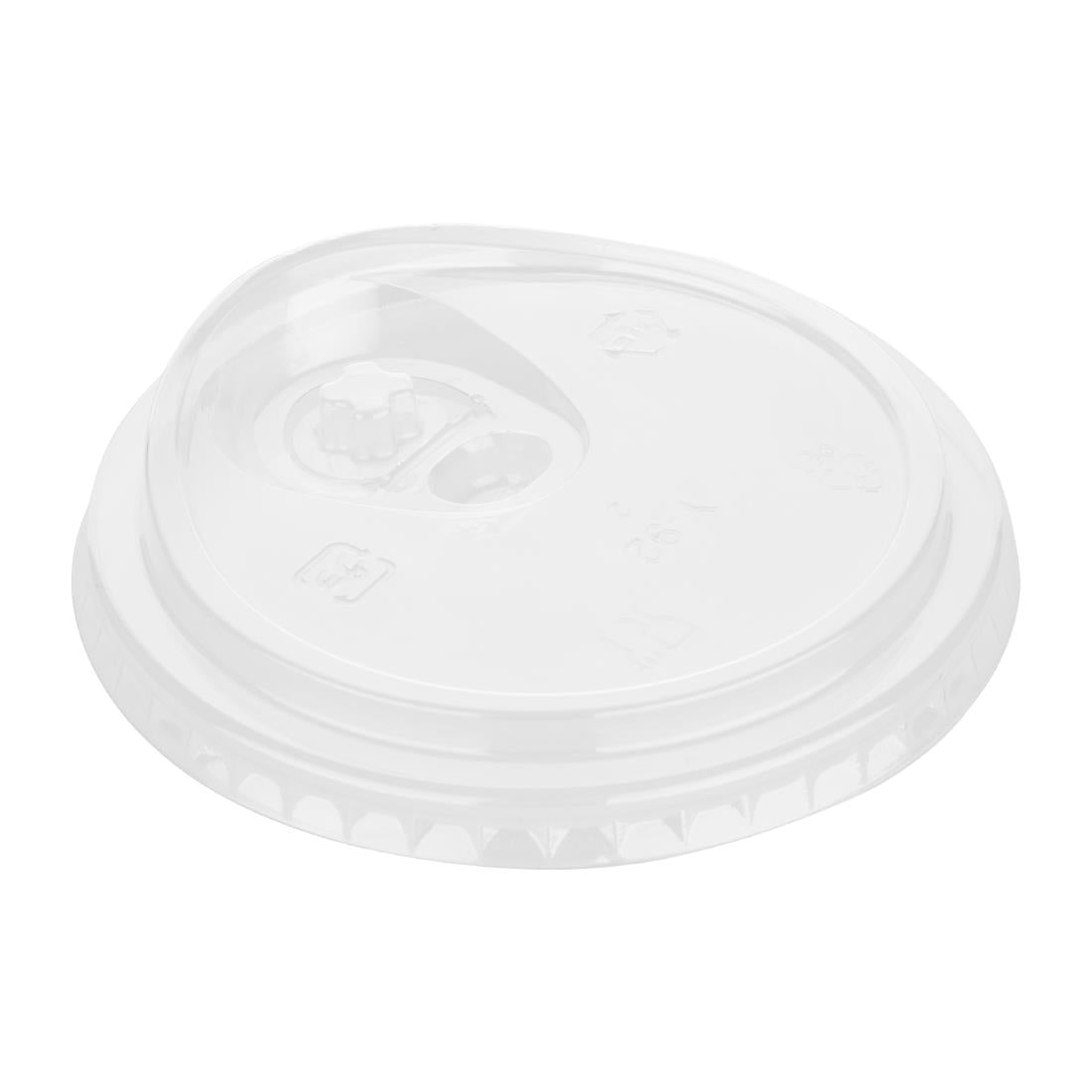 Fiesta Recyclable rPET Strawless Lids for 12/16/20oz Cups (400 Pack)